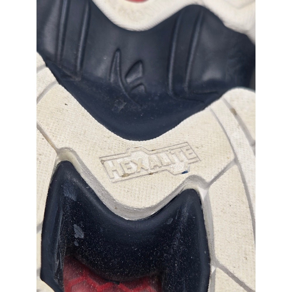 Reebok Mens 12 Basketball Shoes Mobius Navy White Red Hexalite Retro - Picture 8 of 9